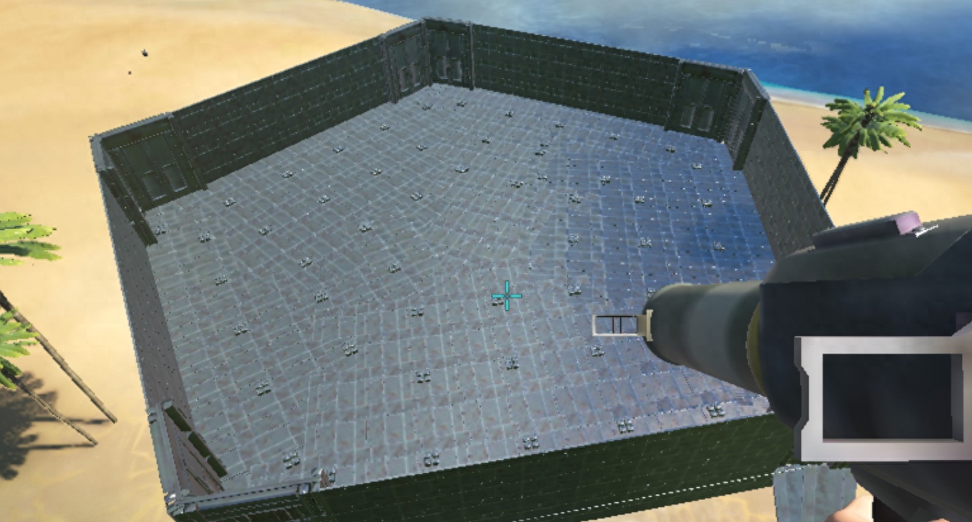 玩家在《方舟生存进化》造出了超强军事基地，恐龙群来了都不惧