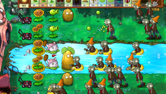 植物大战僵尸下载中文版_植物大战僵尸49种植物26种僵尸_游戏特色多样植物选择丰富僵尸类型