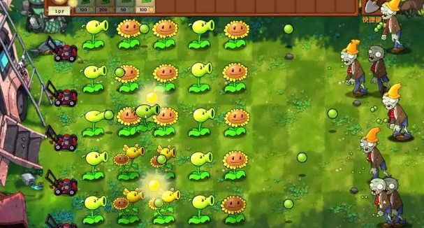 游戏特色多样植物选择丰富僵尸类型_植物大战僵尸下载中文版_植物大战僵尸49种植物26种僵尸