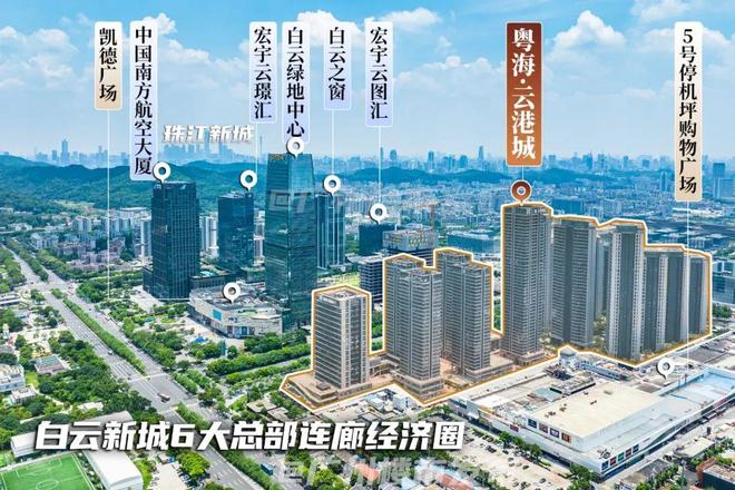 粤海云港城实景现楼_港城一品最新价格走势_白云新城核心地段