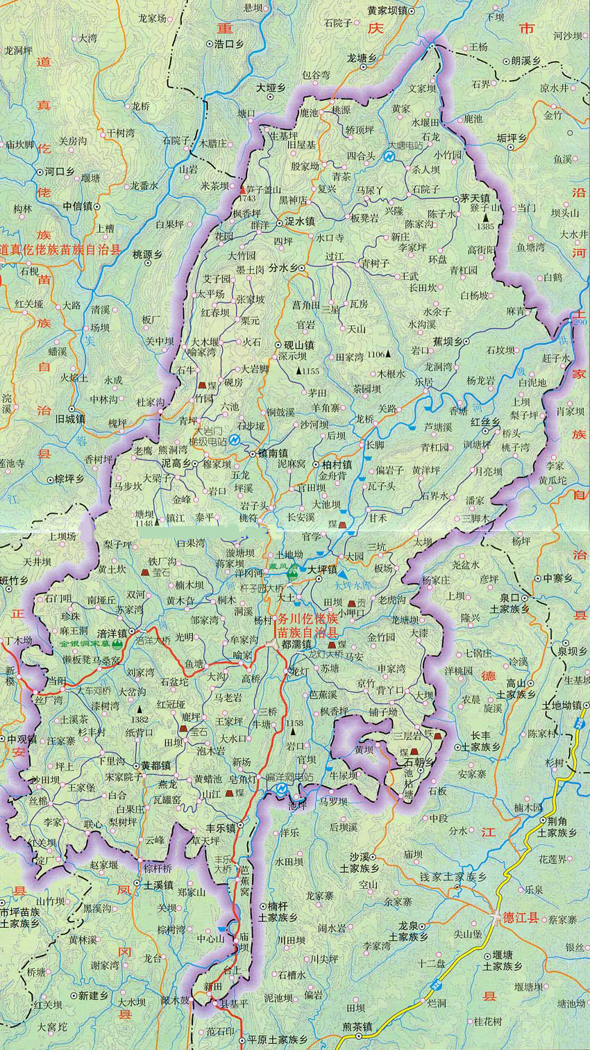 务川地图全图高清版