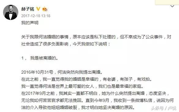 何洁否认婚内出轨_何洁新闻_何洁赫子铭离婚大战