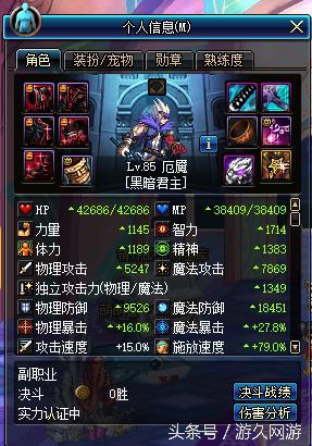 DNF44个85级以上号杂谈_鬼剑士职业分析_85女漫游加点刷图加点