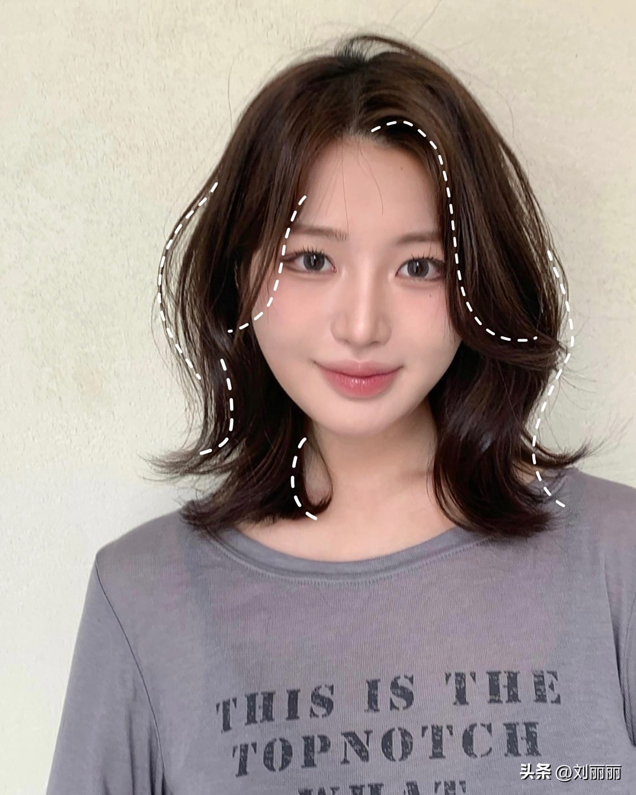 女短发发型设计图片_层次剪裁重塑脸型_韩式中短层次发型