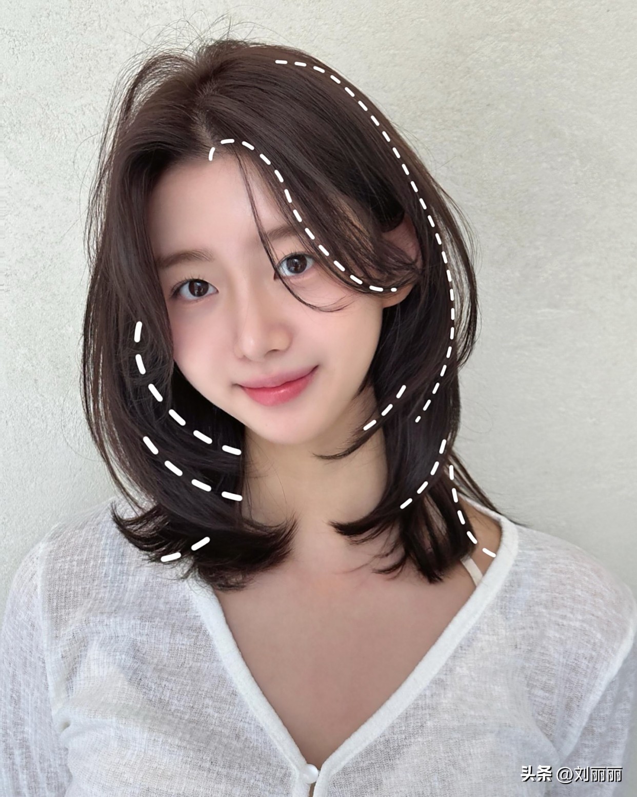 层次剪裁重塑脸型_女短发发型设计图片_韩式中短层次发型