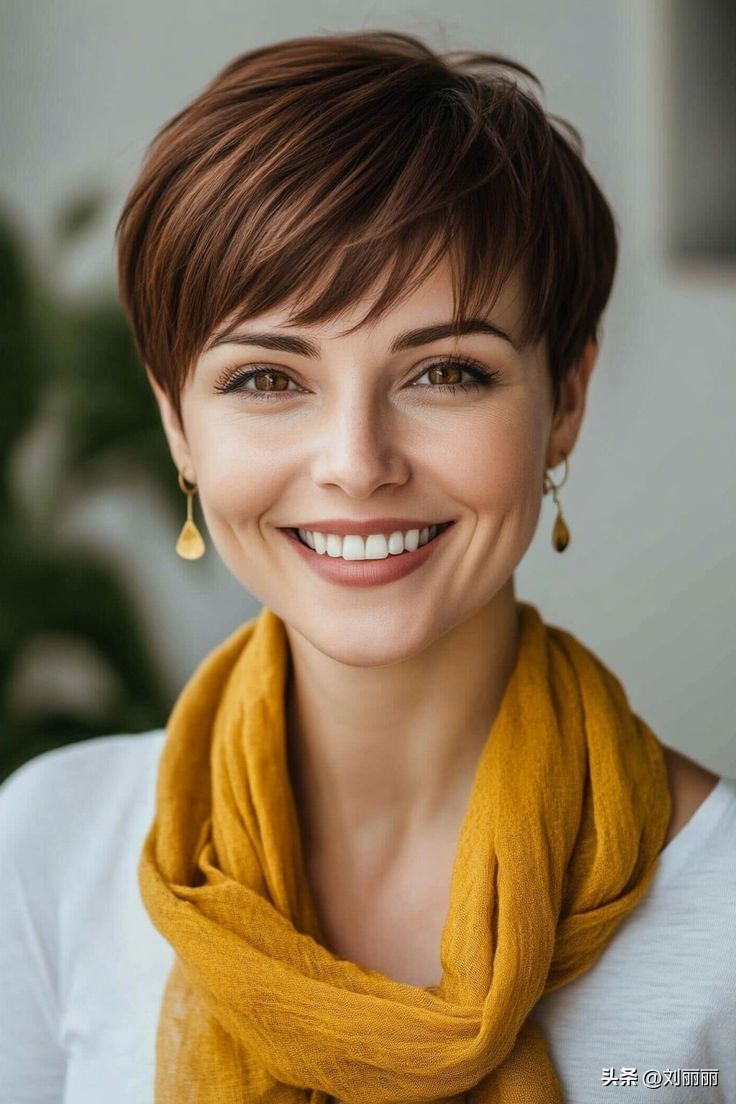 中年女性发型选择_层次短发_女短发发型设计图片