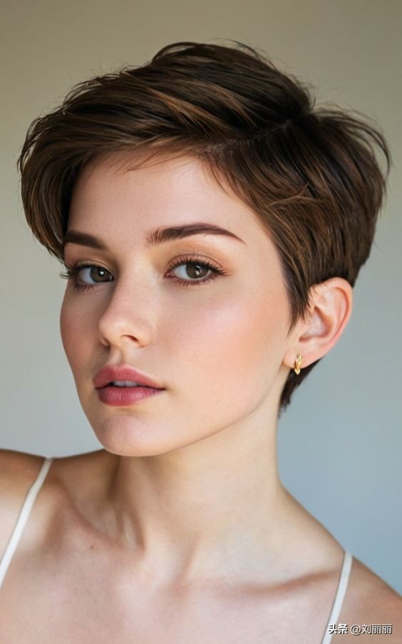 女短发发型设计图片_层次短发_中年女性发型选择