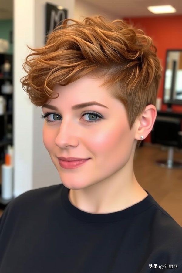 层次短发_女短发发型设计图片_中年女性发型选择