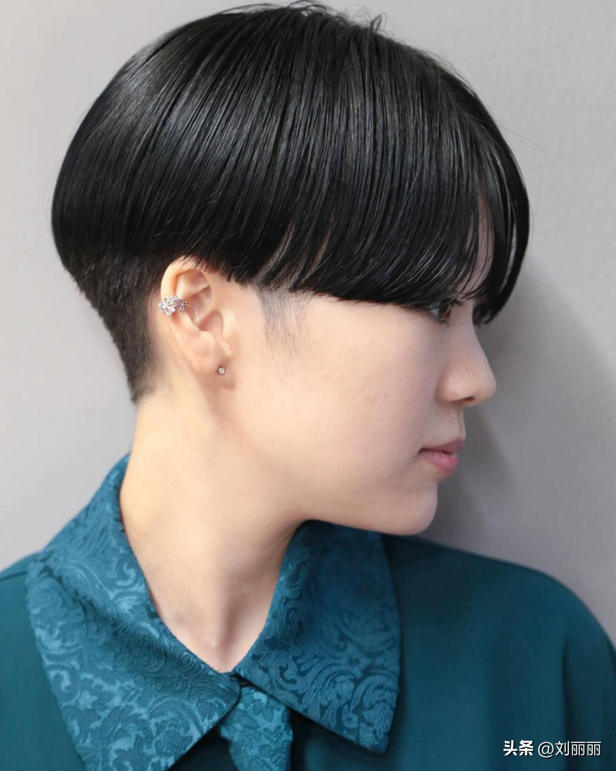 推后脖短发_女短发发型设计图片_刘丽丽时尚发型