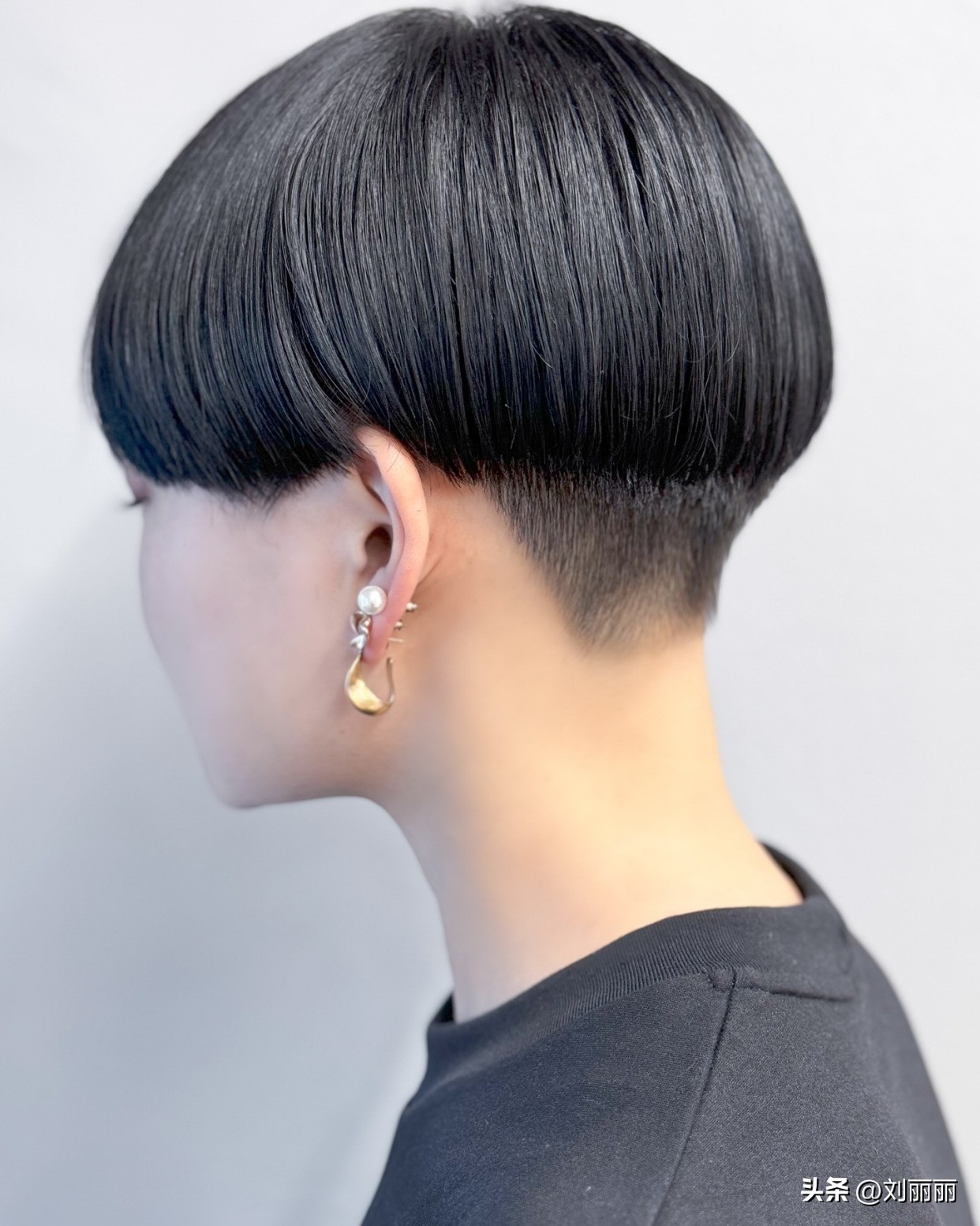 推后脖短发_女短发发型设计图片_刘丽丽时尚发型