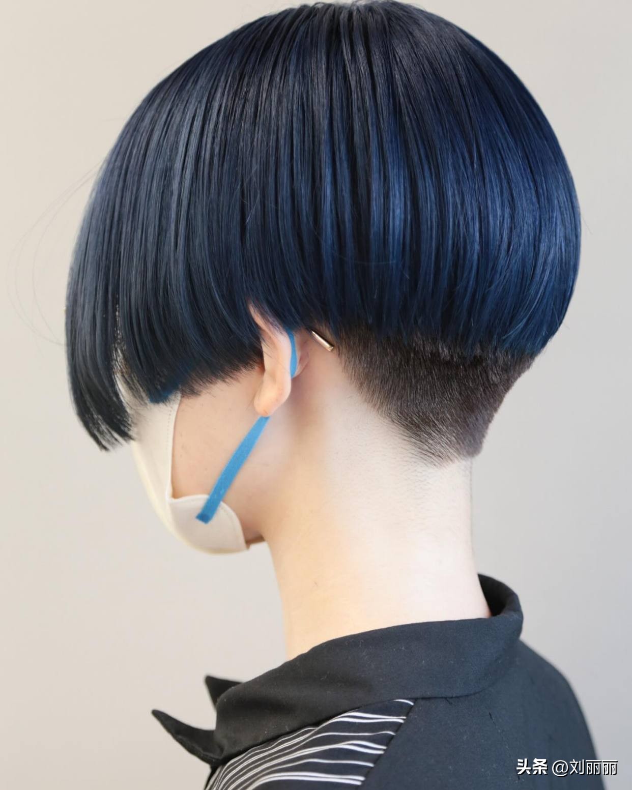女短发发型设计图片_刘丽丽时尚发型_推后脖短发