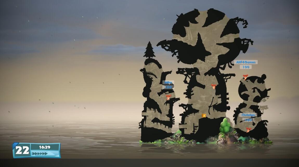 百战天虫W.M.D Switch版_百战天虫4汉化补丁_百战天虫W.M.D 2D玩法