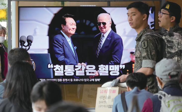 加剧半岛局势紧张！美国给韩“核保护伞”引多方警惕，中俄回应