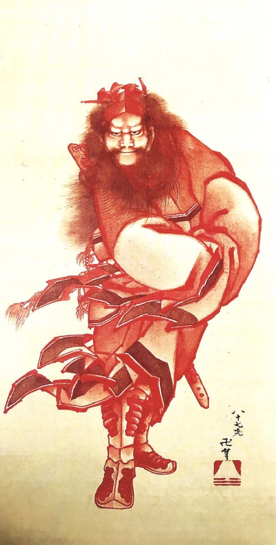 端午悬挂钟馗画起源 寄寓及特色 钟馗图像在端午节的作用与意义_甘肃名家钟馗