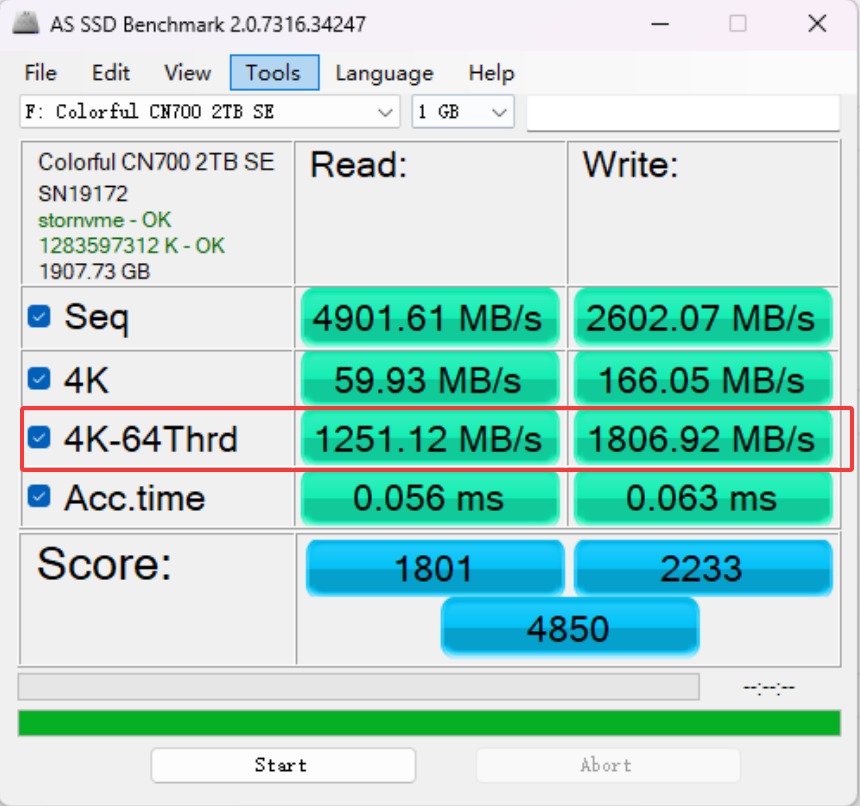 【科普】固态硬盘参数：从原理到实战，一文看懂AS SSD Benchmark！