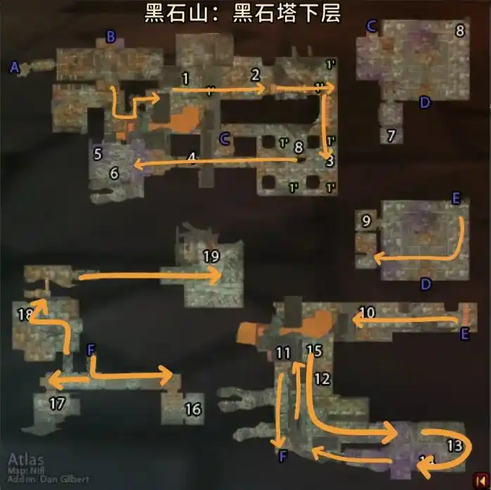 国服排随机本必备:魔兽世界经典旧世各副本路线图