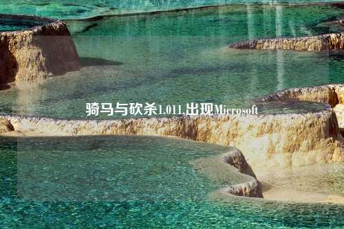 骑马与砍杀1.011,出现Microsoft