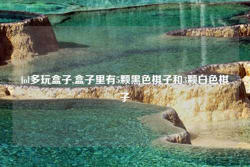 lol多玩盒子,盒子里有5颗黑色棋子和3颗白色棋子