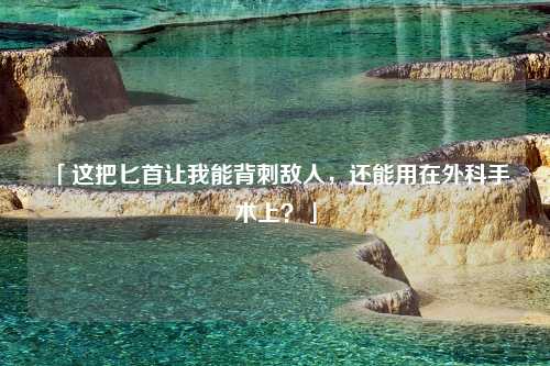 「这把匕首让我能背刺敌人，还能用在外科手术上？」