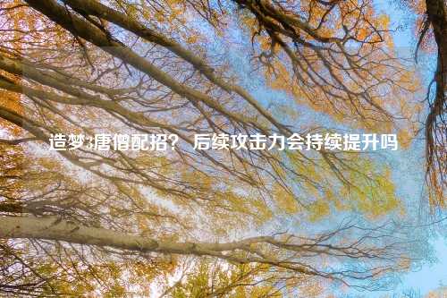 造梦3唐僧配招？ 后续攻击力会持续提升吗