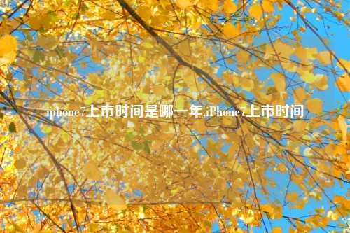 iphone7上市时间是哪一年,iPhone7上市时间