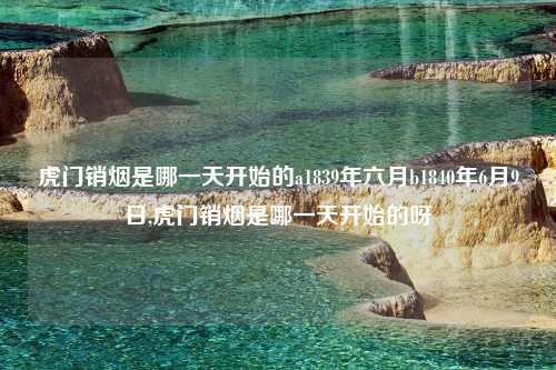 虎门销烟是哪一天开始的a1839年六月b1840年6月9日,虎门销烟是哪一天开始的呀