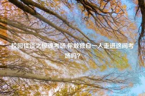 校园怪谈之惊魂考场,你敢独自一人走进这间考场吗？