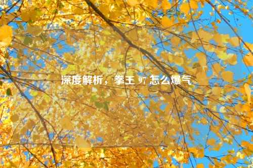 深度解析，拳王 97 怎么爆气