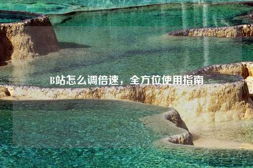 B站怎么调倍速，全方位使用指南