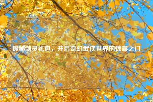 探秘剑灵礼包，开启奇幻武侠世界的惊喜之门